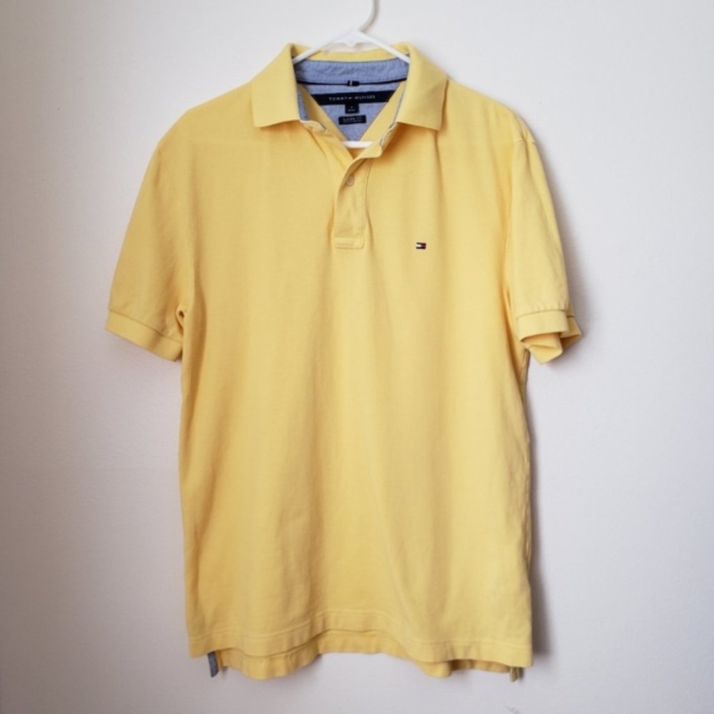 Tommy Hilfiger Classic Yellow Polo Shirt M